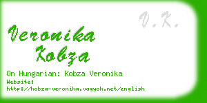 veronika kobza business card